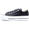 Converse Chuck Taylor Ctas Lift Clean Ox - Scarpe da Ginnastica Basse Donna, Bianco (White/Black/White 102), 36 EU