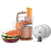 Kenwood MultiPro Compact - Robot da Cucina Multifunzione con Express Serve, Lama in Acciaio Inox, Dischi Affetta e Grattugia, Funzione Pulse, Rosso Argilla (FDP23.140RD)