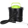 BAKAJI Aspiracenere Professionale Aspirapolvere Aspira Cenere con Funzione Soffiatore Filtro Interno Hepa e Tubo Aspirante Flessibile 10 Lt Pulizia Camino Stufa a Pellet e Legna (500W - 10 Litri)