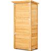 Uimoso Capannone da Giardino in Legno per Esterni, Impermeabile 800x500x1620 mm