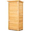 VEVOR Capannone da Giardino in Legno per Esterni Impermeabile 800x500x1620 mm