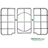 Rex Electrolux Zanussi AEG KIT 3 GRIGLIE CUCINA PIANO COTTURA REX ZANUSSI 5 FUOCHI SERIE PX750