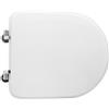 CW Sedile WC per Gsi Vaso Dafne Forma 7 Cw Bianco Cerniere a Passanti