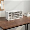 Scatola Portaoggetti a Cassetti Multi-Scomparto Mobiletto Organizer da
