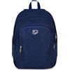 Seven Zaino Scuola SHINY TECH, Doppio Scomparto, Blu, Glitter, 30 L