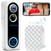 nicezing Videocitofono Wifi Campanello Video senza fili da Esterno nicezing 4MP QHD Ci...