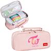 ZHENGGE Kpop Twice Merchandise - Astuccio di grande capacità per regali, Rosa, 2