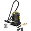 MICHELIN, Aspiratore Solidi e Liquidi, X3 20L S, Gamma SILENZIOSA, Serbatoio in Acciaio da 20 L, con Presa Elettroutensili, 800 W, Completo di Accessori, Funzione di Soffiaggio, 18 kPa