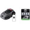 Mova Kit robot tagliaerba perimetrale senza fili MOVA LiDAX Ultra 800, superficie consigliata 800 m², mappatura automatica senza RTK con LiDAR 3D a 360° e visione AI, percorso a U efficace.