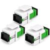 1aTTack.de 3 connettori Keystone in fibra ottica OS1 / OS2 (APC) SC-Simplex femmina a SC-Simplex femmina monomodale verde