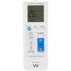 Ewent Telecomando Universale Condizionatore con Supporto a Muro, Compatibile 1000+ Modelli Daikin LG Samsung Mitsubishi Panasonic, Display LCD Retroilluminato, Timer e Controllo Completo