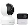 Reolink 5MP Telecamera Interno E1 Pro & Argus MagiCam Magnetica Senza Fili Esterno/Interno, Rilevamento IA, WiFi 2,4/5GHz, Visione Notturna, IP67, Archiviazione Locale