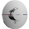 hansgrohe ShowerSelect Comfort S - Miscelatore termostatico incasso, Rubinetto termostatico, Termostato rotondo, per la valvola ShowerSelect Comfort, cromo