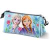 Disney Frozen 2 Heart-Astuccio Triplo, Blu, 23 x 11 cm, Capacità 1 L