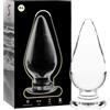 Nebula Plug Anale Luxury Pear in Vetro Borosilicato Diametro 5 cm Tappo Nebula