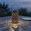 Lanterna LED Traforata Motivo Traforato Lanterna Cava Solare Appendibile