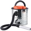 Bikain Aspiracenere Professionale Inox 20 Litri 1200W Con Soffiatore E Coprifiltro