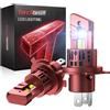 Does not apply H4 Lampadina LED 6500K Luce Bianco Forte,600% Più Luminosa, Adatta per Lampadina