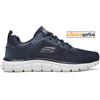 SKECHERS SCARPE UOMO/DONNA SKECHERS TRACK BROADER 232698-NVY col. blu