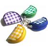 ICT SET di 12pz PORTACHIAVI PORTA TELECOMANDO CANCELLO-AUTO MONETE 4 5cm X 3.5cm X2