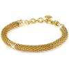 Unoaerre Bracciale Donna Dorato Unoaerre 1373 Maglia Rete Bronzo