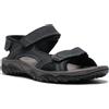 ENVAL SOFT SANDALO CON 3 STRAPPI IN PELLE UOMO 1246088 NERO DAL 40 AL 45 NEW