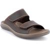 ENVAL SOFT SANDALO CIABATTE IN PELLE UOMO 1242111 MARRONE STRAPPO DAL 39 AL 44