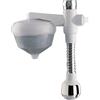 Siroflex 2652/1S Silver UNI 3-A Depuratore Acqua Domestico Made in Italy Con Cannuccia Flessibile Aeratore Doccetta Sirius | Depuratore Acqua Rubinetto | Filtro Acqua Rubinetto Depuratore