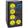 METRO Professional Mini Frigo per Bevande GPC1088 Con Porta in Vetro 220-240V 3 Ripiani Regolabili