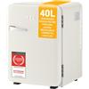 TZS First Austria Mini Frigorifero Retrò 40L silenzioso Piccolo Minifrigo design vintage con luce