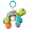 Infantino Go Gaga Peluche Tartaruga con Specchio per Bambini, con Fissaggio a Carrozzina e Passeggino. Giocattolo sensoriale per Neonati