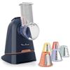 Moulinex Fresh Express Twist, Tritatutto, Sistema Direct Serve per Qualsiasi Contenitore, 5 Funzioni, Blu, DK8654E0