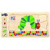 Small Foot Design 10431 Puzzle a strati Bruco Maisazio small foot in legno, 5 strati con diversi m