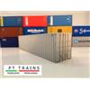 PT TRAINS 804001 Contenitore 40ft HC tipo MSC bianco scala HO 1:87