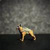 Modello Cane Scala 1:64 Dettagli Fini Cane da Trekking in Miniatura Dettagliato