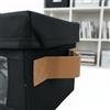 4 Pezzi Contenitore CD con Finestra Impilabile Scatola Porta CD Tessuto Oxford