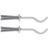 FISCHER 2 PZ MENSOLE PER RADIATORI IN GHISA TF 7 FISCHER- 100 Bianca- FISCH- pezzi 1