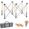 BORA Centipede CK6S - Banco da Lavoro Portatile Pieghevole 61×122 cm, Altezza 76 cm, Struttura in Acciaio, Capacità 1.134 kg, Include 4 Staffe X, 2 Morsetti e Borsa - Falegnameria e Cantiere