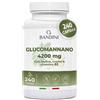 ® GLUCOMANNANO FORTE 4.200 Mg per Dose Giornaliera, 240 CAPSULE, Arricchito Con