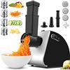 COOCHEER Tritacarne Elettrico Professionale 5 in 1 Multifunzione - Tritacarne per Carne con 3 Piastre di Macinazione, Affetta Verdure, Attacco per Salsiccia e Kubbe e Biscotti, 2000W, Acciaio Inox