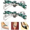 Fibbia Per Scarpe Con Fiocco in Diamante Pieno Fermagli Fiocchi Abbellimenti