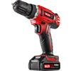 TRAPANO AVVITATORE a BATTERIA LITIO 12V FAMILY-TECH 112 1429400