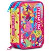 Mitama Astuccio Scuola 3 Scomparti, BUTTERFLY, Contenuto 47 pz, Completo di Matite, Pennarelli, Portapenne Scuola Elementare Bambina