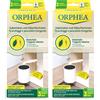 Orphea Trappole Adesive per Scarafaggi e Pesciolini d'Argento, Naturale, 3+3pz