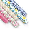 PAW Decor Collection PAW - Carta da regalo 200x70cm - 5 rotoli | Mix di 5 Disegni | Carta per Incartare Regali Elegante per Compleanni, Matrimoni, Baby shower, Feste e Regali - Vegetazione varia
