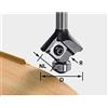 Festool Placchette reversibili per fresa a raggio concavo S8 HW R3 D28 KL12,7 MFK