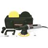 Dino KRAFTPAKET Lucidatrice eccentrica 640220 9mm-650W, set infinitamente variabile con spugna lucidante, tampone lucidante, borsa per auto, barca a motore