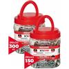 FRIULSIDER SECCHIELLO X1 EVO TASSELLO VITE- 6x30 (pz 300)- FRIUL- pezzi 1