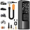 HOVVIDA Compressore Aria Portatile Moto Auto Bici 150 PSI (10,3 Bar) 5V LED Di Emergenza
