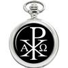 Ravel Orologio Da Tasca Chi-Rho Alpha Omega